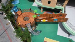 海口市滨海中心幼儿园案例非标游乐设备安装案